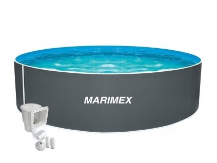 Marimex Bazén Orlando 3,66x0,91m - ŠEDÝ + skimmer (10340217)