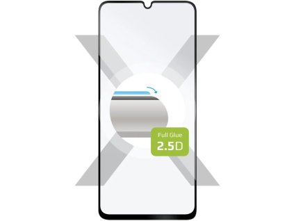 Ochranné tvrdené sklo FIXED Full-Cover pre Honor X7a, priľnavé na celý displej, čierne