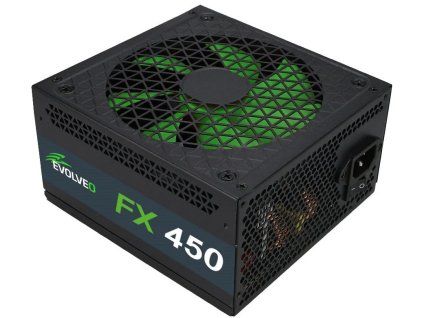 evolveo fx 450 450w atx 80plus 230v eu bulk ien482440