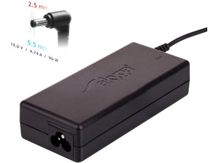 Akyga Nabíječka na notebook 19V/4.74A/90W 5.5x2.5mm