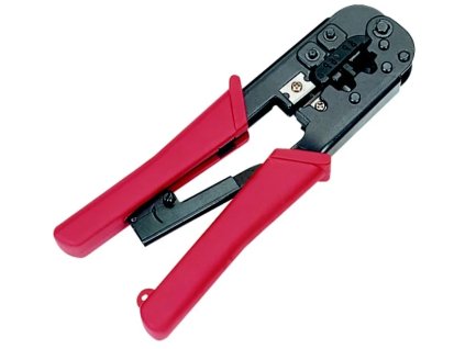 DATACOM Kliešte na konektory UNIVERZAL 8P+6P RD račňa (RJ45,12,11