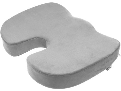 CONNECT IT FOR HEALTH Anatomický vankúš na stoličku, sivý