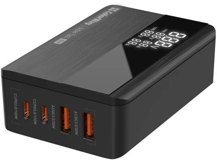 Nabíjačka USB ColorWay CW-CHS041PD-BK, 2x USB-A, 2x USB-C, 100 W