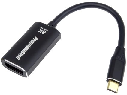 Adaptér PremiumCord USB-C na DisplayPort DP1.4 8K@60Hz a 4k@120Hz