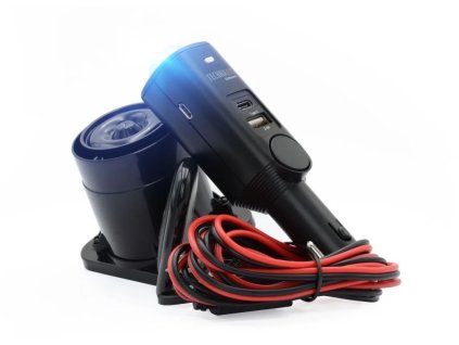 Technaxx AUTOalarm s detekciou pohybu + diaľkové ovládanie a nabíjačka do auta 2x USB