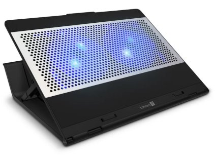 CONNECT IT Chladiaca podložka FrostBlast pod notebook s modrým podsvietením