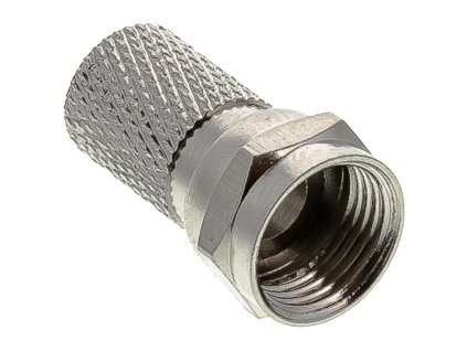 Sencor SAV 132-000 Skrutkovací F konektor pre RG6U, nikel