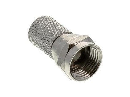 Sencor SAV 132-000 Skrutkovací F konektor pre RG6U, nikel