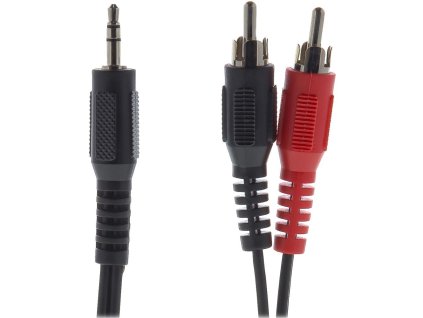 Sencor SAV 104-020 3,5 mm stereo jack - 2x Cinch/RCA konektor