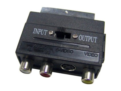 Sencor SAV 151-000 SCART konektor - 3x RCA/M+S-video konektor