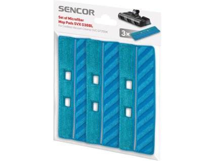 Sada mopov Sencor SVX 038BL pre tyčový vysávač SVC 0725BK