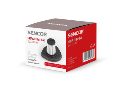 Súprava HEPA filtrov Sencor SVX 034HF pre SVC 074x