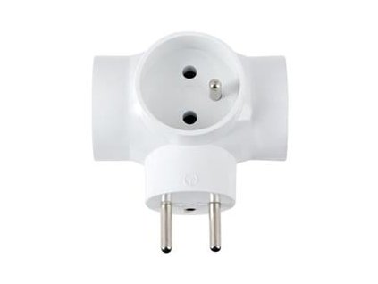 Rozbočovač RPC 63 3x 16A/250V biely RETLUX