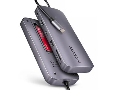 AXAGON HMC-6GM2, rozbočovač USB-C 10Gbps GEN2COMBO 6v1