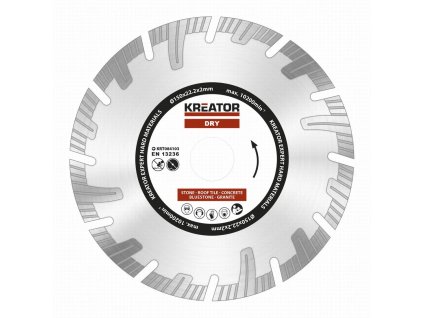 Kreator KRT084103 - Diamantový segmentový kotúč 150 mm EXPERT