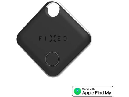 Inteligentné sledovacie zariadenie FIXED Tag s podporou funkcie Find My, čierna
