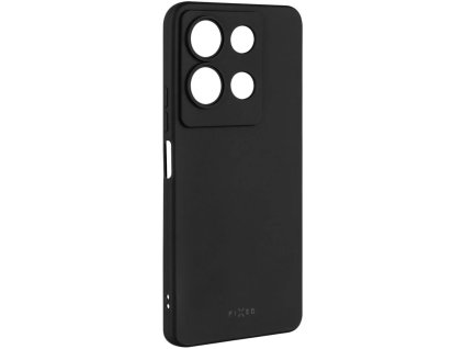 Zadný pogumovaný kryt FIXED Story pre Infinix Note 30 5G, čierny