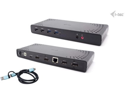 i-tec USB 3.0/USB-C/Thunderbolt, 2x HDMI Dokovacia stanica, PD 85W