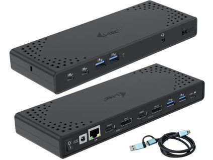 i tec usb 3 0 usb c thunderbolt dual display docking station pd 100w ien500192