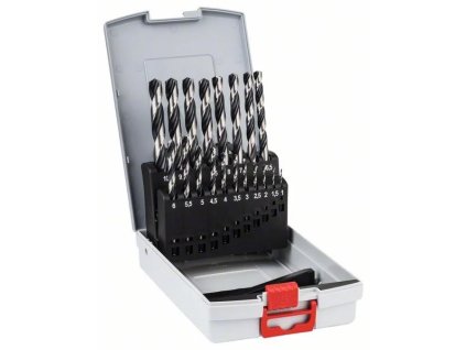 Súprava špirálových vrtákov Bosch HSS PointTeQ, ProBox 1-10 mm, 19 kusov (2.608.577.351)
