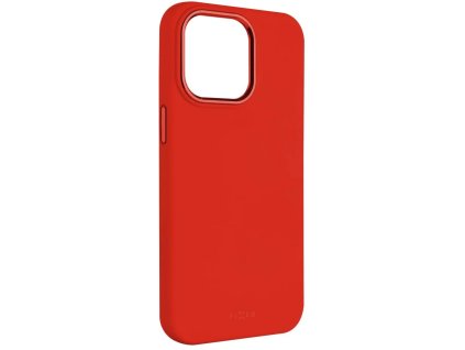 Zadný kryt FIXED MagFlow s podporou MagSafe pre Apple iPhone 15 Pro, červený