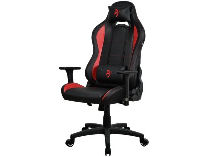 Herné kreslo AROZZI TORRETTA Soft PU/ polyuretánový povrch/ čierna/ červená