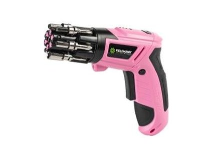 Fieldmann FDS 10112-A AKU skrutkovač, ružový