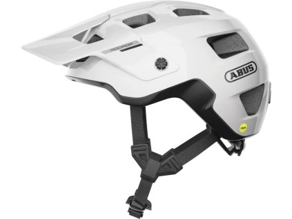 Abus MoDrop MIPS shiny white vel. M