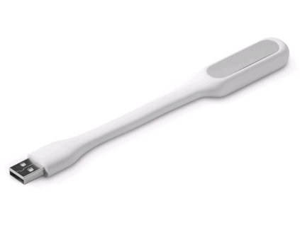 C-TECH UNL-04 USB lampa na notebook, flexibilná, biela