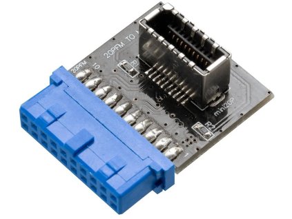 Adaptér AKASA AK-CBUB51-BK 20-pin USB 3.1