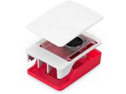 raspberry case original bila ruzova pro pi 5 ien507155