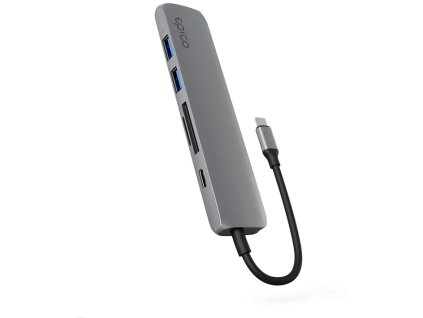 Hliníkový náboj Epico 6v1
8K s konektorom USB-C - vesmírne sivý