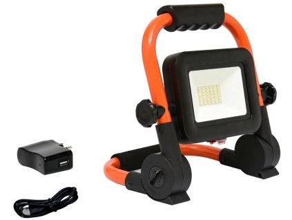 Ecolite RMLED-20W/ORA/AKU dobíjací LED reflektor 20W/4000k