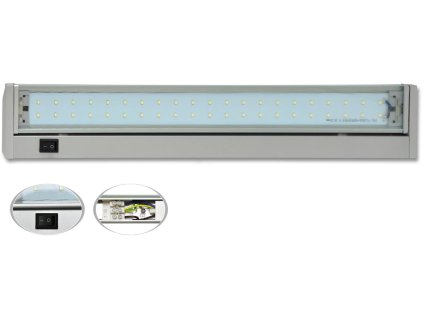 Ecolite TL2016-70SMD 15W LED stropné svietidlo strieborné