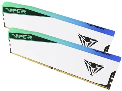 PATRIOT VIPER ELITE 5 WHITE RGB 32GB DDR5 7000MHz / DIMM / CL38 / Kit 2x 16GB