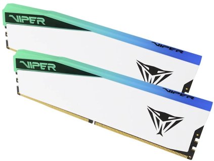 PATRIOT VIPER ELITE 5 WHITE RGB 48GB DDR5 6000MHz / DIMM / CL42 / Kit 2x 24GB