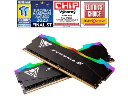 PATRIOT VIPER XTREME 5 RGB 32GB DDR5 8000MHz / DIMM / CL38 / Kit 2x 16GB