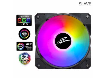 evolveo 12fs argb cerny ram ventilator 120mm slave ien508118