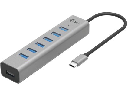 i-tec USB-C nabíjací kovový HUB so 7 portami