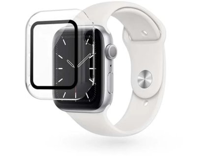 EPICO GLASS CASE APPLE WATCH 4/5/6/SE (40 mm) - transparentné