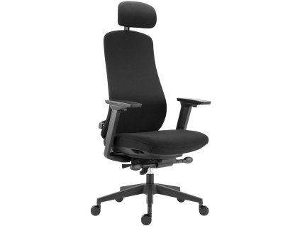 ANTARES Kancelárske kreslo FARRELL, celočalúnené kreslo, čierne