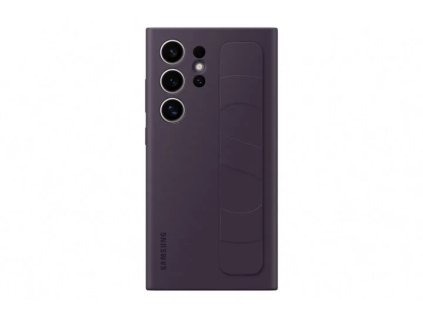 Zadný kryt Samsung s pútkom pre Samsung Galaxy S24 Ultra fialový