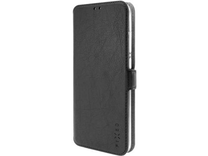 FIXED Tematické puzdro typu kniha pre Xiaomi Redmi 13C/POCO C65, čierne