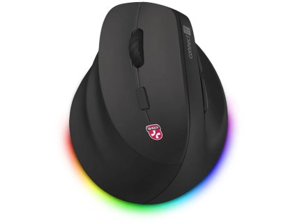 CONNECT IT FOR HEALTH Vertikálna myš Cloudy Left pre ľavákov, čierna