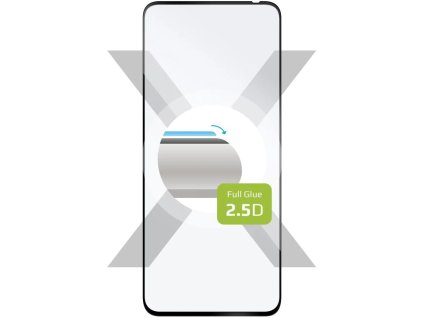 Ochranné tvrdené sklo FIXED Full-Cover pre Xiaomi Redmi Note 12R, priľnavé na celý displej, čierne