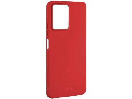 Zadný pogumovaný kryt FIXED Story pre Xiaomi Redmi Note 12, červený