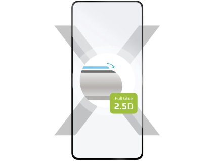 Ochranné tvrdené sklo FIXED Full-Cover pre OnePlus Nord CE 3, lepidlo na celý displej, čierne