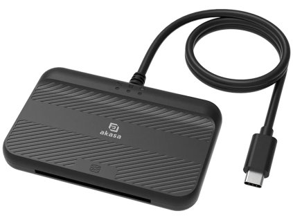 Externá čítačka čipových kariet AKASA a NFC ID