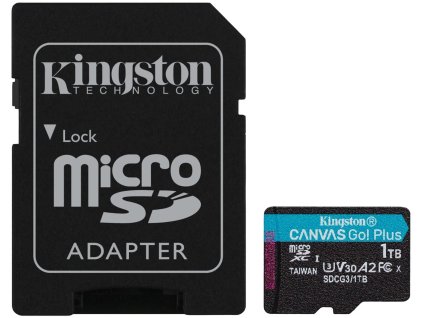 KINGSTON micro SDXC 1TB Canvas Go! Plus + SD adaptér