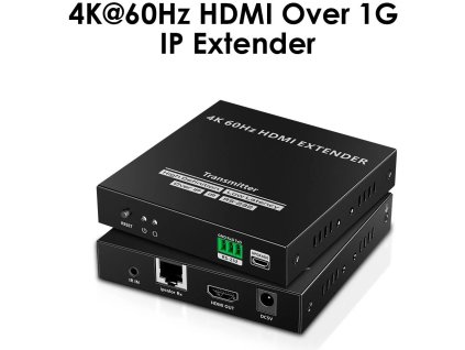 PremiumCord 4K@60Hz HDMI nekomprimovaný extender na 120 m cez LAN, cez IP